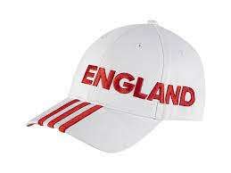 Adidas Football England 3 Stripes White Cap