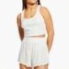Aeropostale Floral Knit Cropped Sleep-Tank