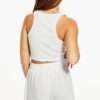 Aeropostale Floral Knit Cropped Sleep-Tank